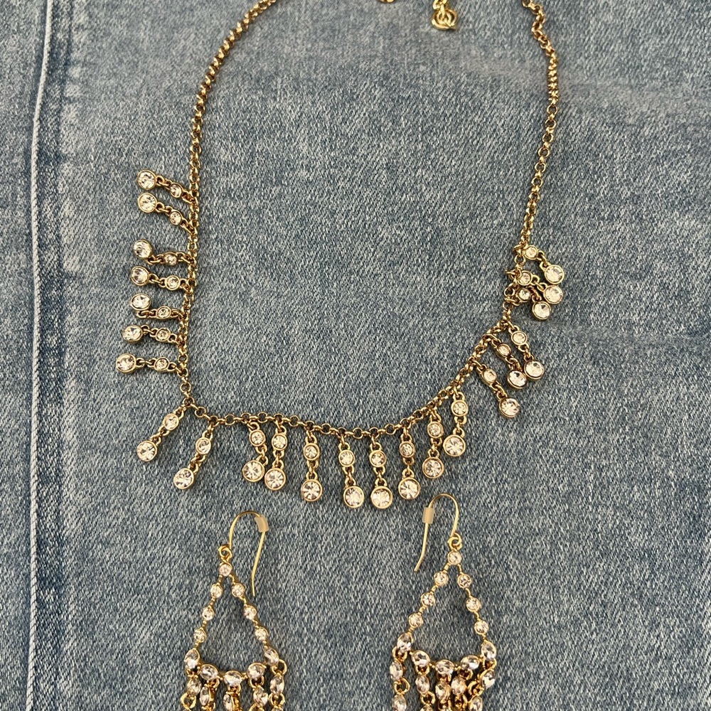 J. Crew  Necklace and Earring Set